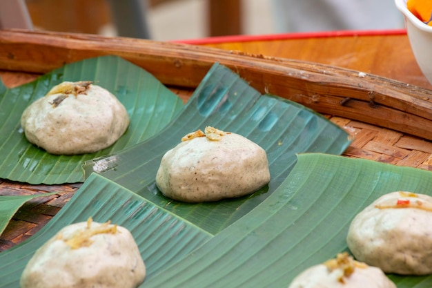 Festival Ching Ming Adoración Ancestros Ofrendas Caozai Kueh Bambú Pizi Kueh