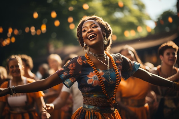 Festival de música multicultural com músicos e dançarinos de várias tradições étnicas