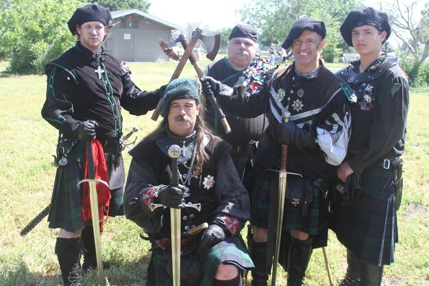 Foto festival de tartan da escócia