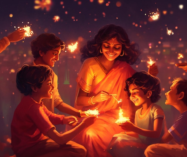 El festival de Diwali Un momento para repartir felicidad