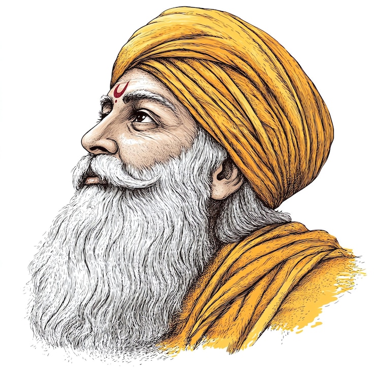 Foto el festival de guru nanak jayanti de los sikhs