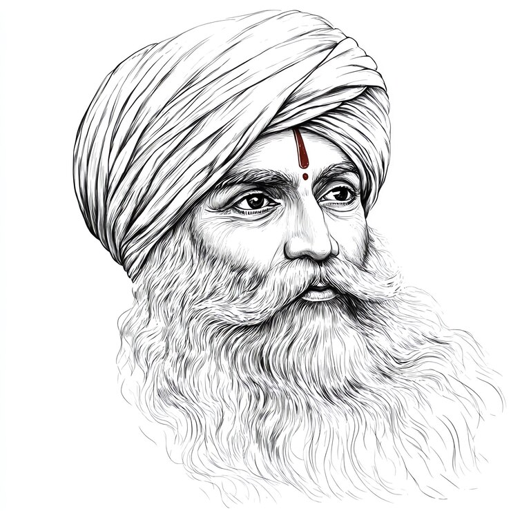 Foto el festival de guru nanak jayanti de los sikhs