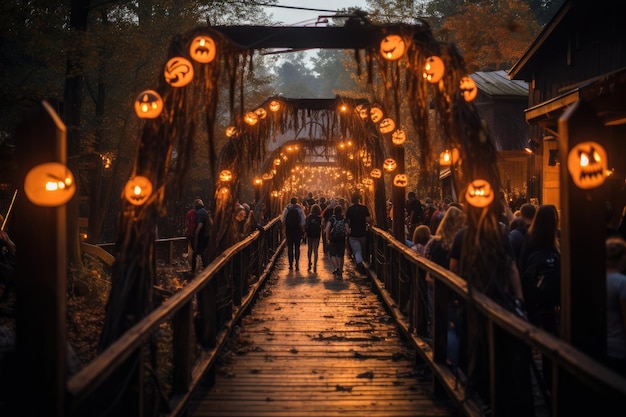 El festival de Halloween de la ciudad del horror IA generativa
