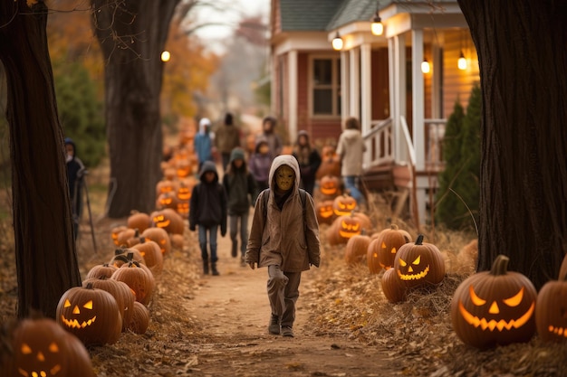 El festival de Halloween de la ciudad del horror IA generativa