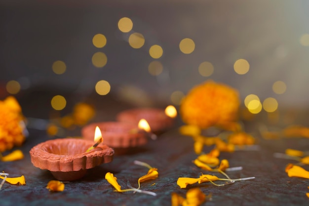 Festival Indio Diwali Diwali Lámpara