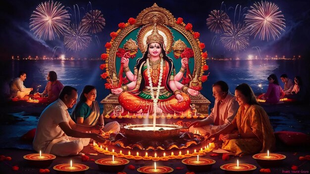 El festival indio de Diwali es el Lakshmi Pooja.