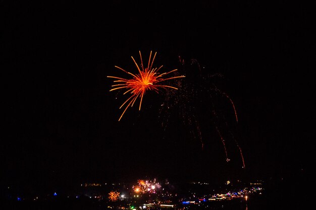 Festival Internacional de Fuegos Artificiales de Arambol Año Nuevo Goa Pattaya.