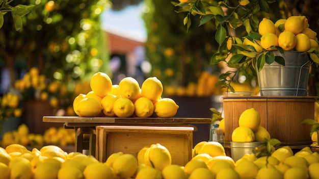 Festival del Limón con Arte y Puestos de Limonada en Italia