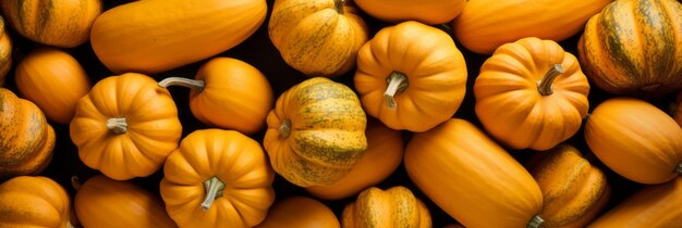 Foto festivo fondo de otoño con linda calabaza y hojas de arce