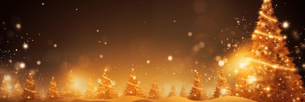 Festivo pano de fundo de banner horizontal de inverno de Natal para o cabeçalho da tela de início de design