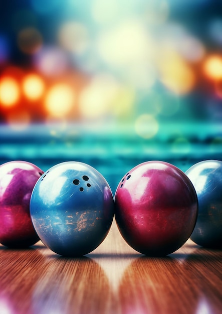 Festliche Bowling-Illustrationen, die den Geist des Bowlings feiern