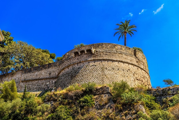 Festung des Fürstenpalastes auf der Klippe Fontvielle Monte Carlo Monaco Côte d'Azur Côte d'Azur