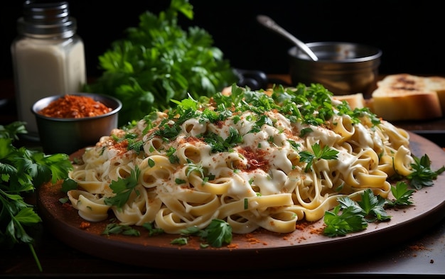 Fettuccine Alfredo IA Generativa