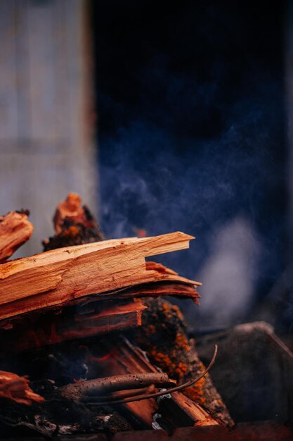 Foto feuer im kamin