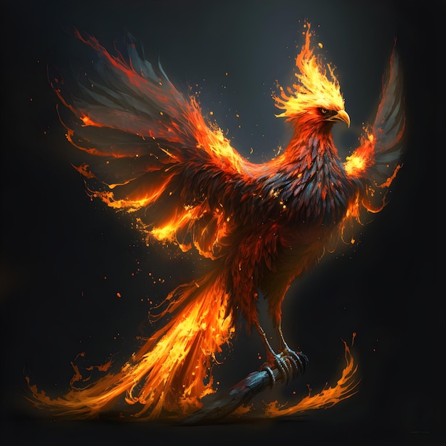 Feuern Sie Phoenix-Logo ab