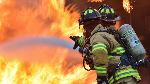 Feuerwehrmann Tag der Arbeit