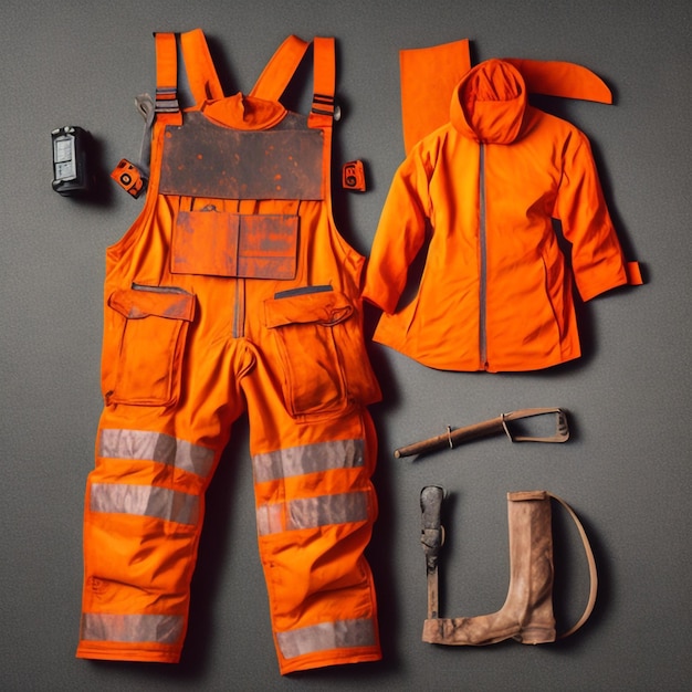 Foto feuerwehrmann-uniform