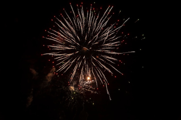 Feuerwerk am Nachthimmel