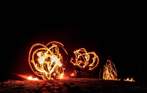 Feuerwerk in der Nacht