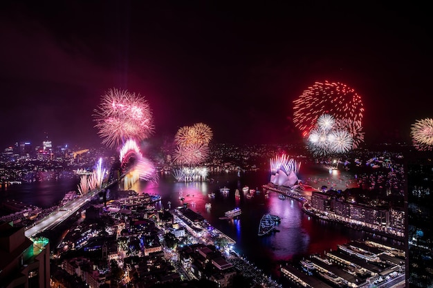 Feuerwerk in der Nacht