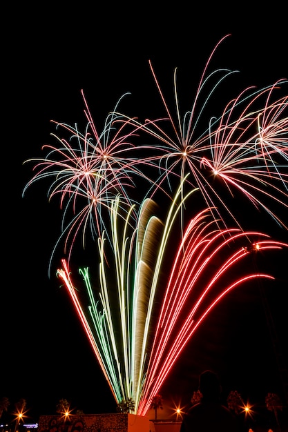 Feuerwerk in der Nacht