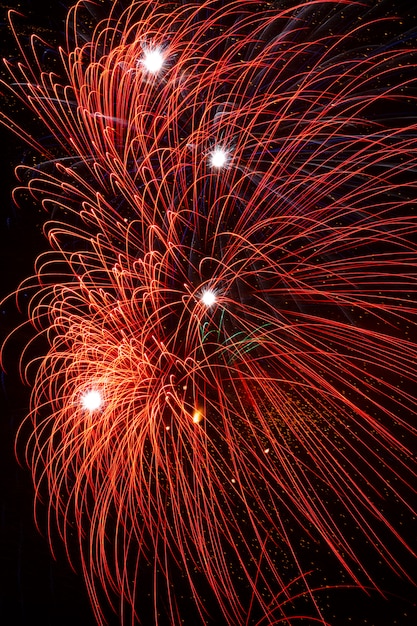 Feuerwerk in der Nacht