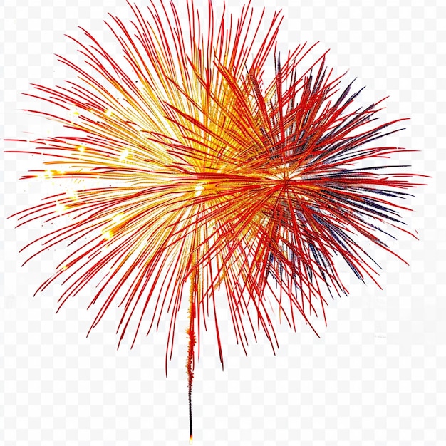 Feuerwerk png transparenter Hintergrund png Bildgenerativ ai