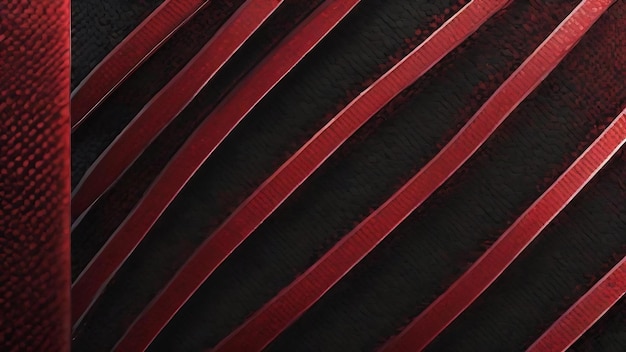 Fibra de carbono vermelha com fundo abstrato de cor de gradiente preto