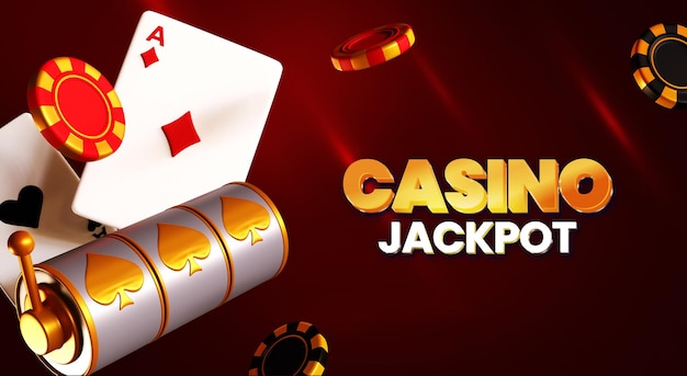 fichas de pôquer voadoras e dados de tokens 3D fundo do cassino jogo de azar cartas de jogo texto do cassino