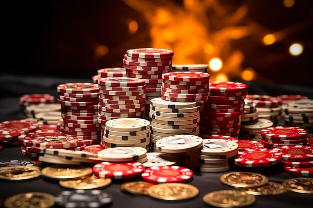 fichas de póquer de casino ai generativo