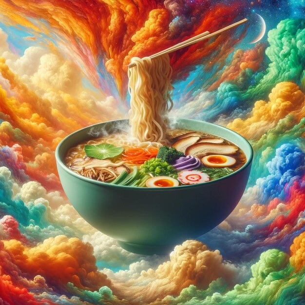 Foto los fideos artísticos