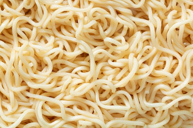 Fideos instantáneos macro con textura