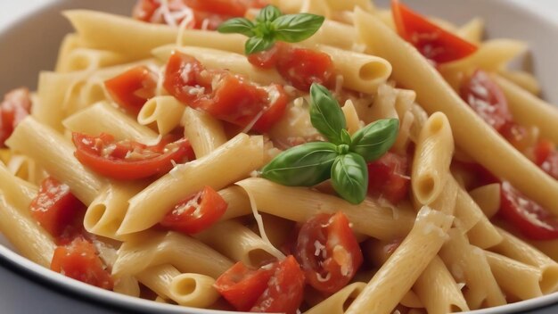 Los fideos de pasta penne