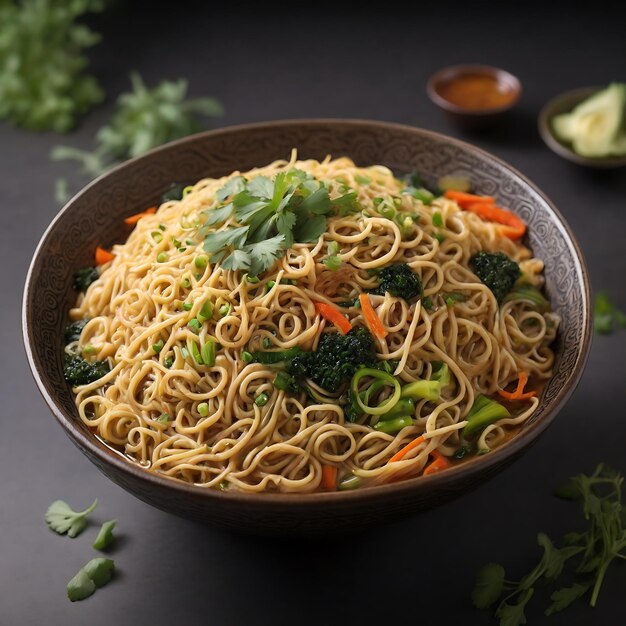 Los fideos Shewan o los fideos haka de verduras