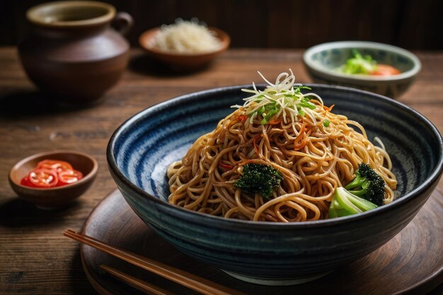 fideos Yakisoba comida japonesa