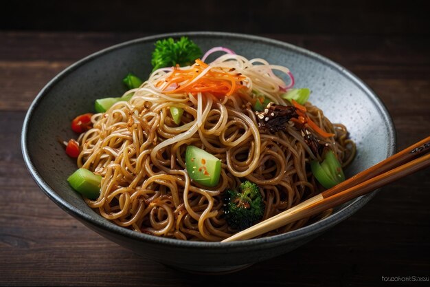 fideos Yakisoba comida japonesa