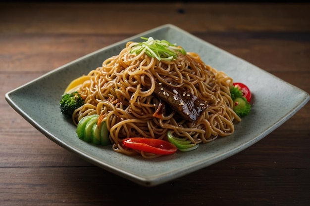 fideos Yakisoba comida japonesa