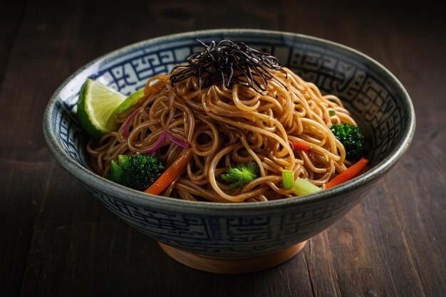 fideos Yakisoba comida japonesa