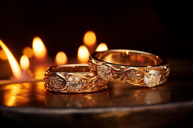 Fiery_Love_Wedding_Rings_Photograph