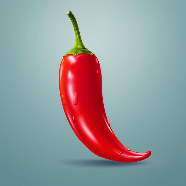 Fiery Spice Fresh Red Hot Chili Pepper Vector