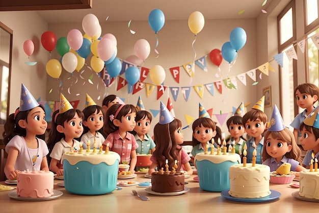 Fiesta de cumpleaños para niños