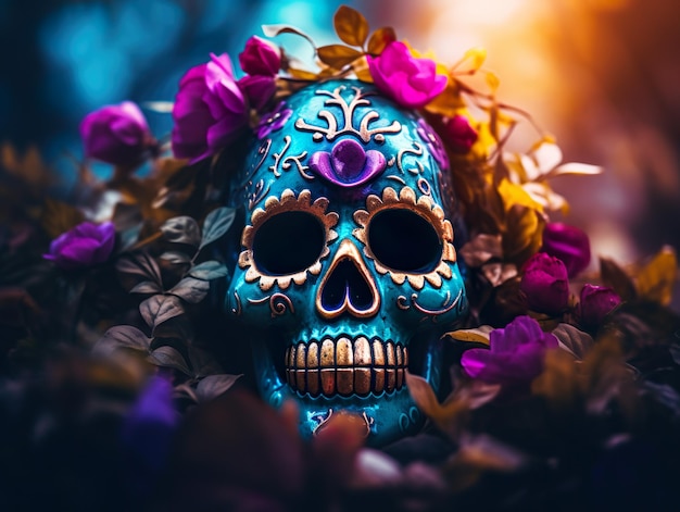 Fiesta del dia de los muertos fondo para el dia de muertos