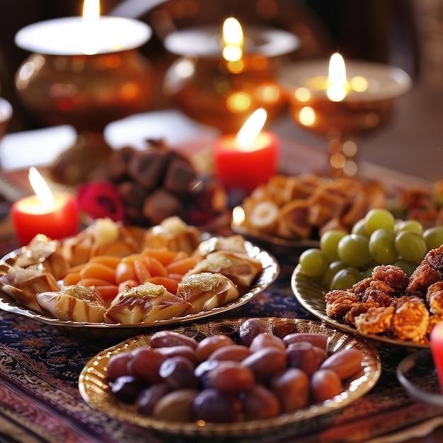 Una fiesta iluminada por la luz de las velas