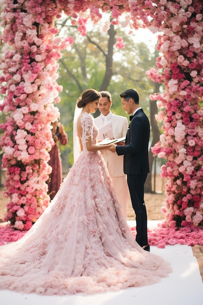 Fiesta Mexicana Una Boda Temática de Verano Rosa con un Estilo Vibrante