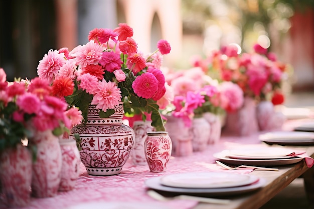 Fiesta Mexicana Um Casamento com Tema Rosa de Verão com Toque Vibrante