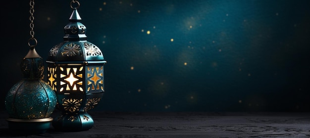 La fiesta musulmana del mes sagrado de Ramadán Kareem Hermoso fondo