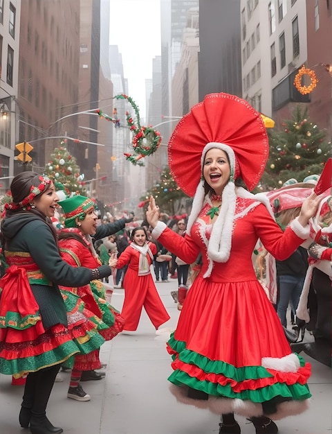 Foto fiesta de navidad