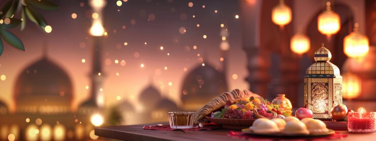 Foto una fiesta nocturna vibrante cocina tradicional en medio de un encantador paisaje urbano con linternas