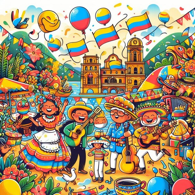 Foto fiestas colombianas