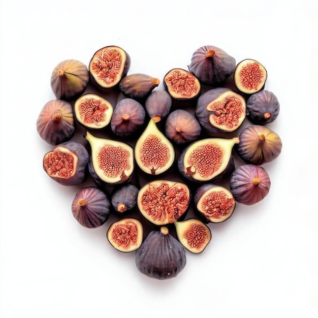 Fig Love Una delicia en forma de corazón IA generativa